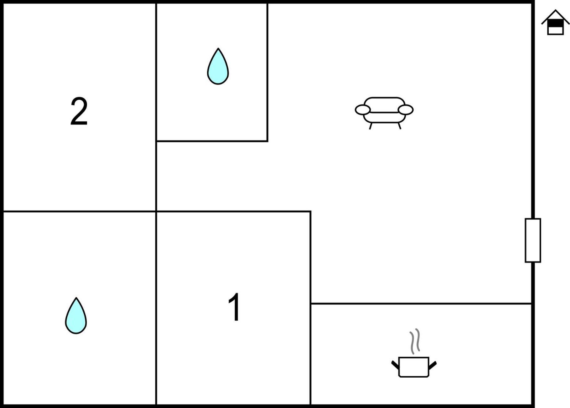Apartamento In With Kitchen